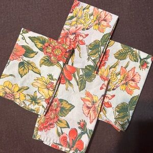 April Cornell Pink and Blue Table Linens for Elegant Dining